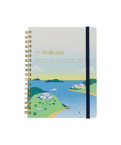 Delfonics Rollbahn Medium Horizontal Spiral Notebook – Yellow