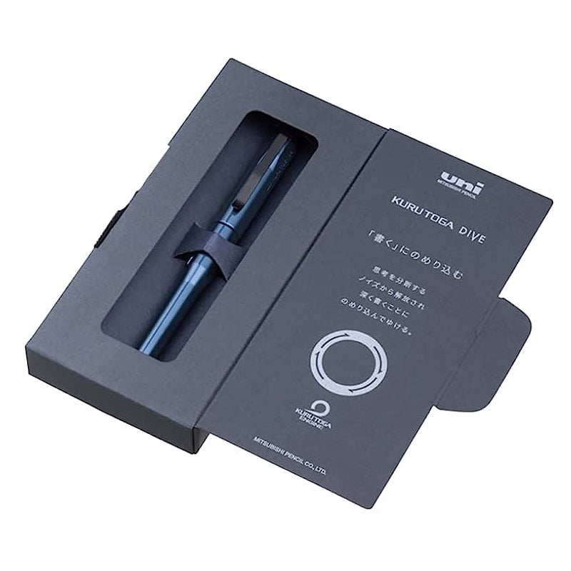 Have a look through our Uni Kuru Toga Dive Mechanical Pencil - Abyss Blue -  0.5 mm Uni collection. Shop Now